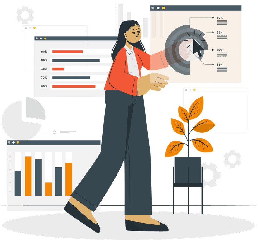 Ilustração de login